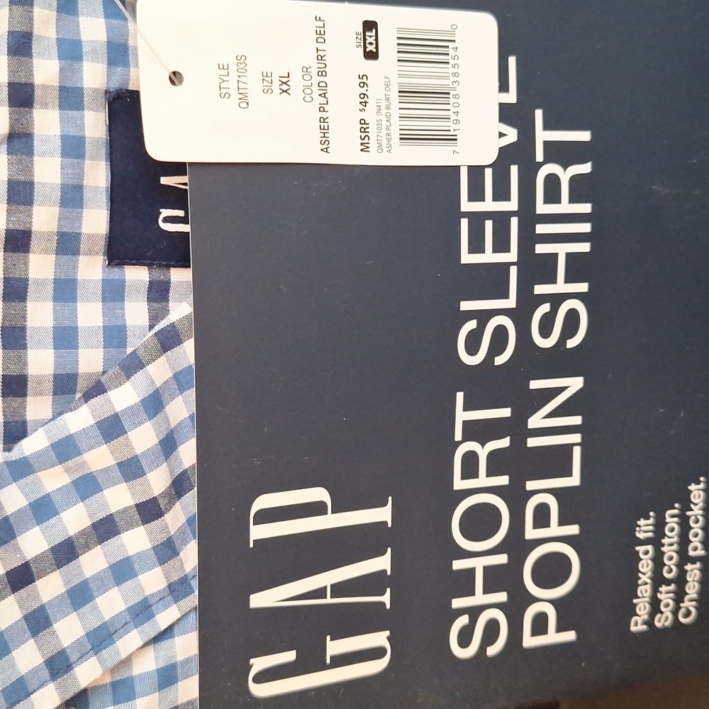 NWT - GAP short sleeve shirt - Picture 4 of 4